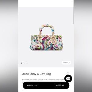 Authentic Dior Small Lady D-Joy Bag